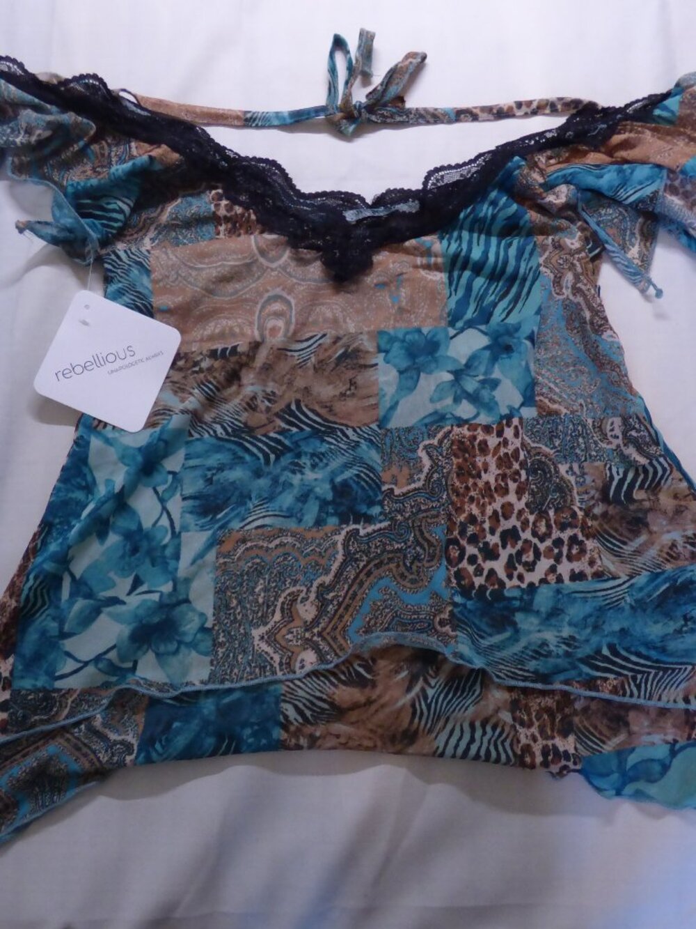 patterned blouse